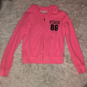 PINK zip-up jacket